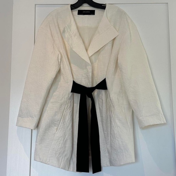 Zara Lightweight Tie Jacket - Picture 2 of 4